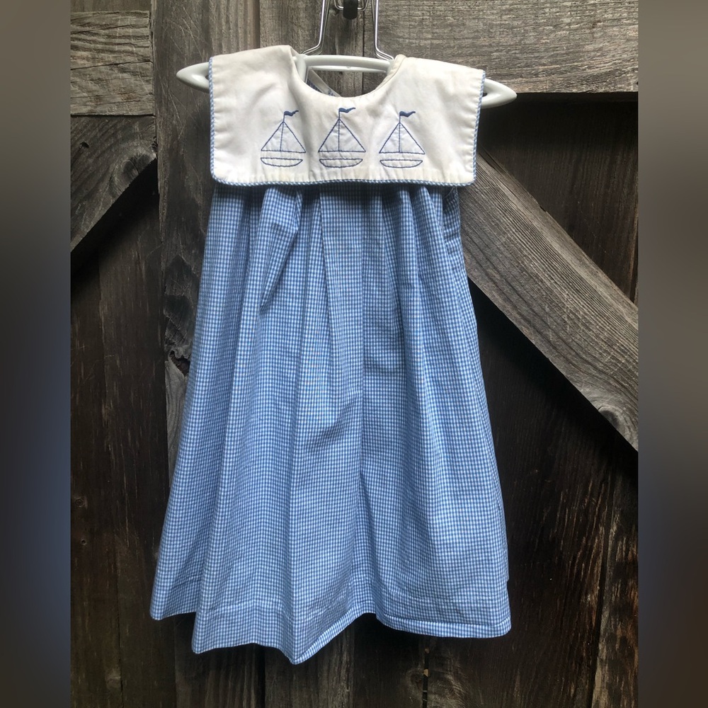 Adorable Girls Vintage Sailor Dress Size 2!! ⚓️💙